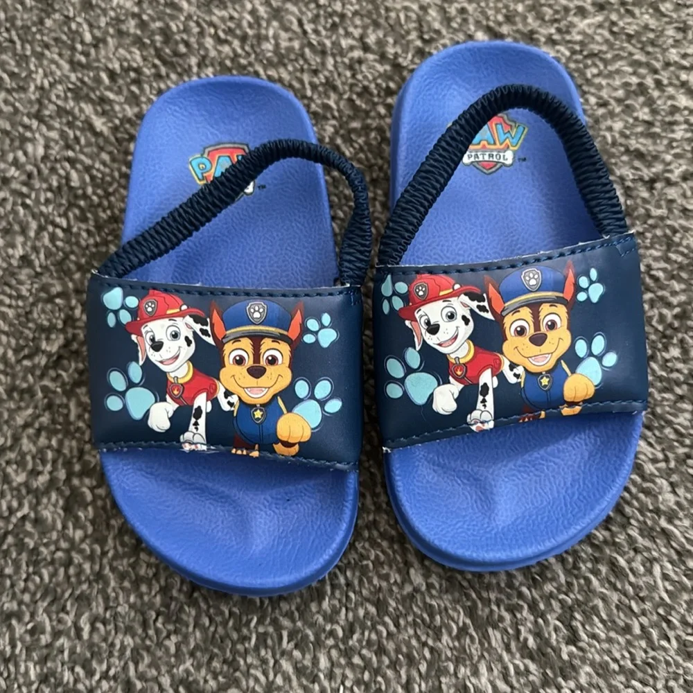 Paw Patrol Slides Size 5/6 Toddler Boys